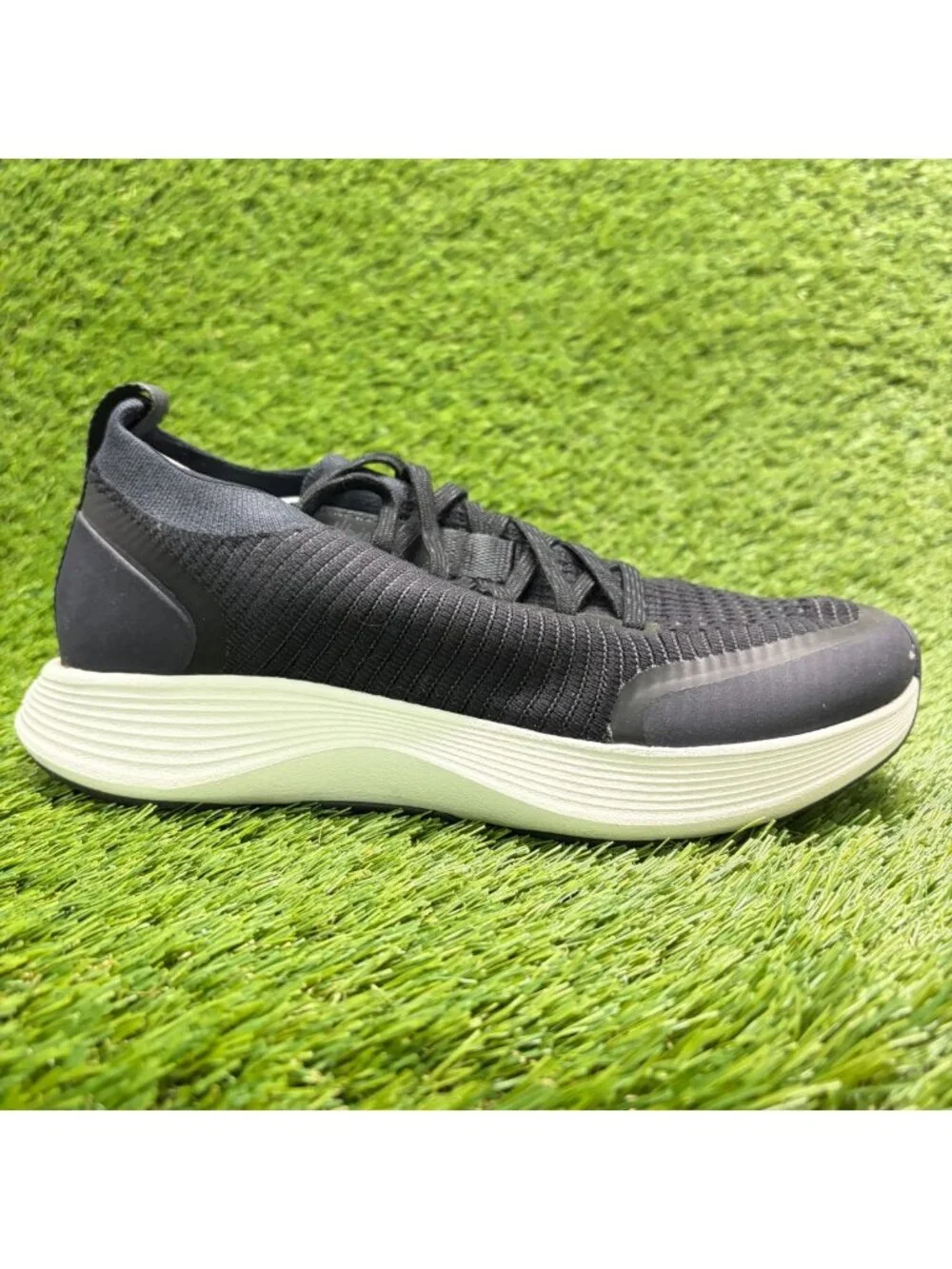 Allbirds Strider Womens Size 8.5 Black White Athletic Running Shoes Sneakers